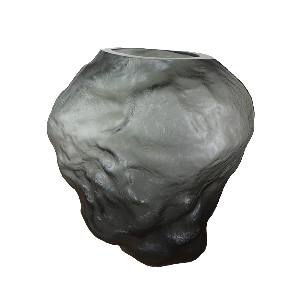 Vaso em Vidro Fumê (Tamanho G) - Lucatti