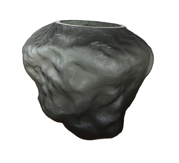 Vaso em Vidro Fumê (Tamanho P) - Lucatti