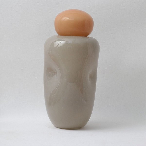 VASO DE VIDRO C/ TAMPA