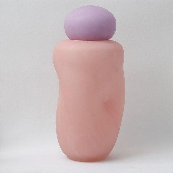 VASO DE VIDRO C/ TAMPA