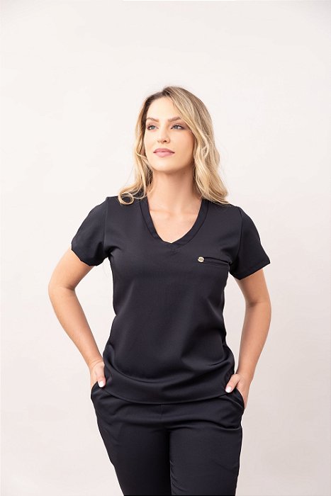 Conjunto Feminino Gabardine Premium Decote V