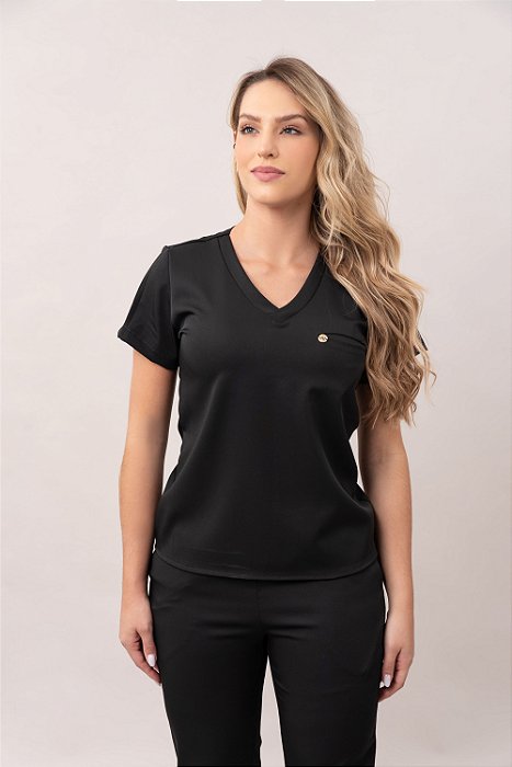 Conjunto Feminino Gabardine Premium Decote V