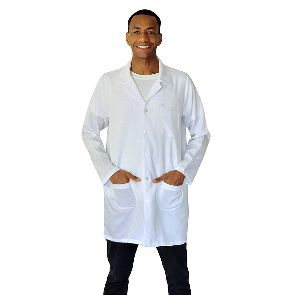 Jaleco Masculino Oxford Super Basic