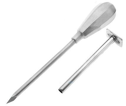 Trocater de Inox Diâmetro 10mm Comprimento 15cm Cabo Metálico