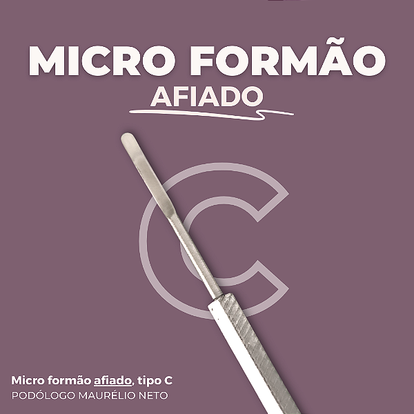 Micro Formão Modificado - Tipo C - Afiado kpr