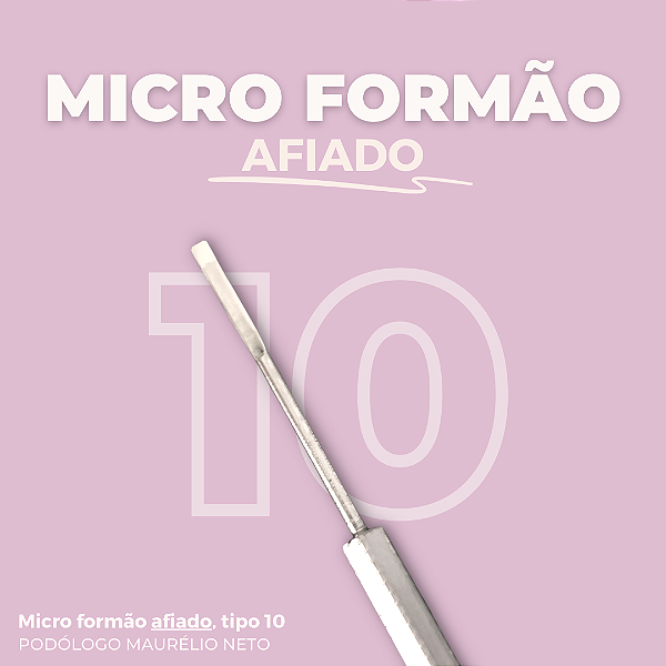 Micro Formão Modificado - Tipo 10 - Afiado Kpr