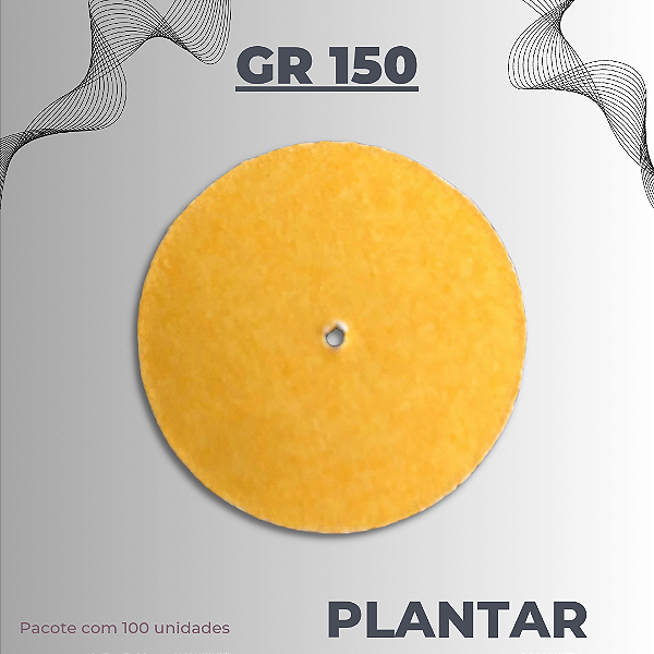 Lixa Plantar(GR 150)  Norton - Pacote com 100 Unidades