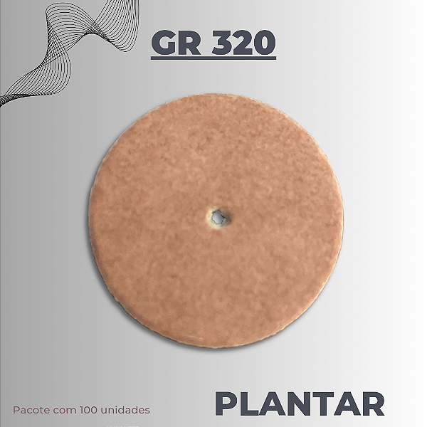 Lixa Plantar(GR 320)  Norton - Pacote com 100 Unidades