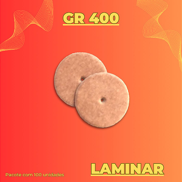 Lixa Laminar (GR 400) Kpr - Pacote com 100 unidades