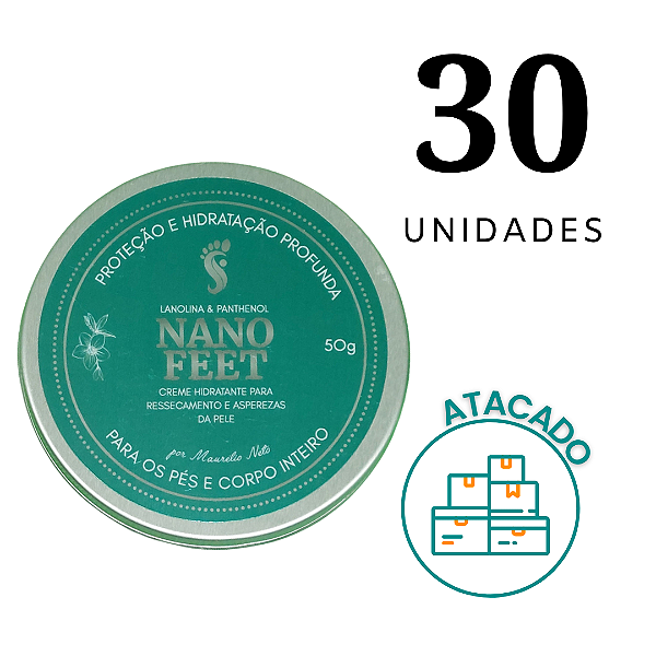 KIT Nanofeet 50g - (30)Unidades Creme de Hidratação para Rachaduras (SUPER OFERTA)