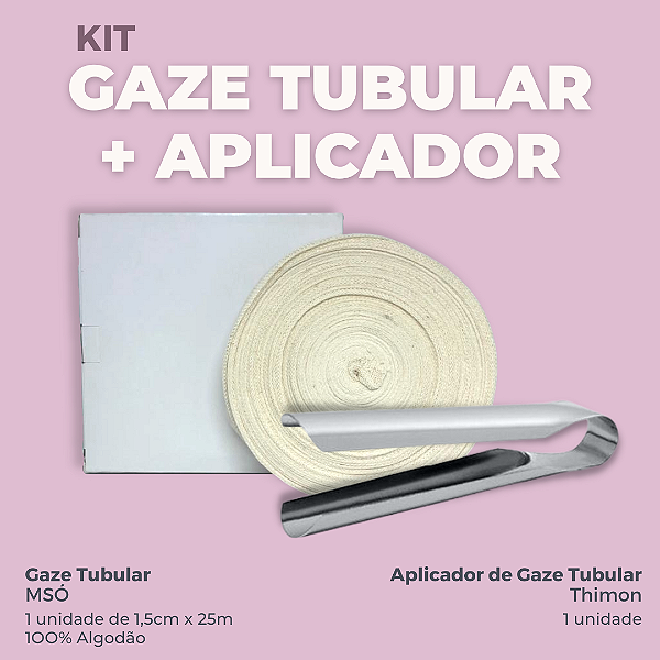 Kit Gaze Tubular + Aplicador ( OFERTA )