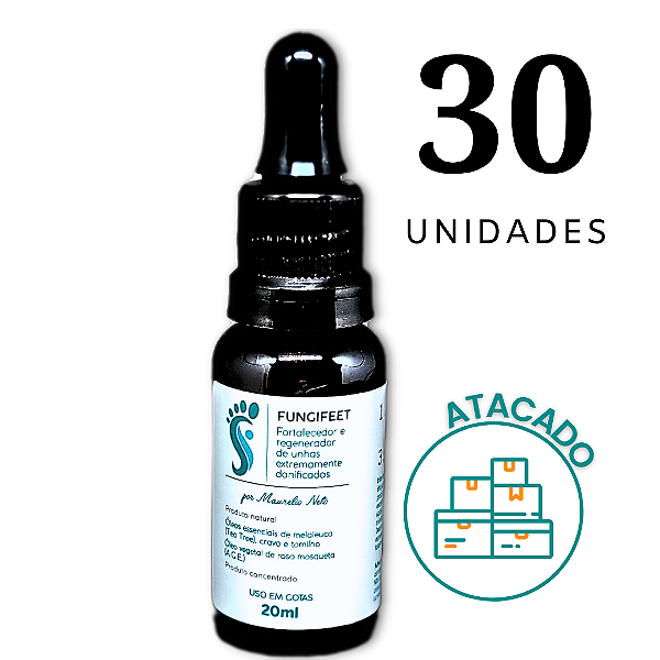 Kit Fungifeet (30) unidades - Podólogo Maurélio Neto (SUPER OFERTA)