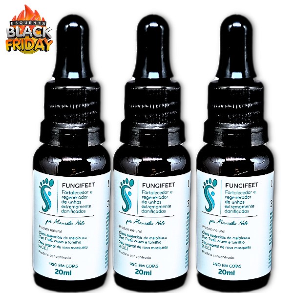 Kit Fungifeet (3) unidades - Podólogo Maurélio Neto(SUPER OFERTA)