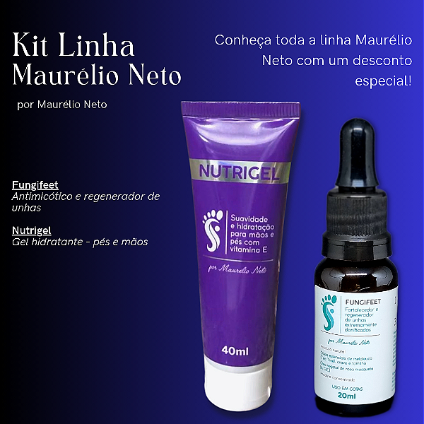 Kit de Hidratação para Pés e Mãos - Fungifeet e Nutrigel (SUPER OFERTA)