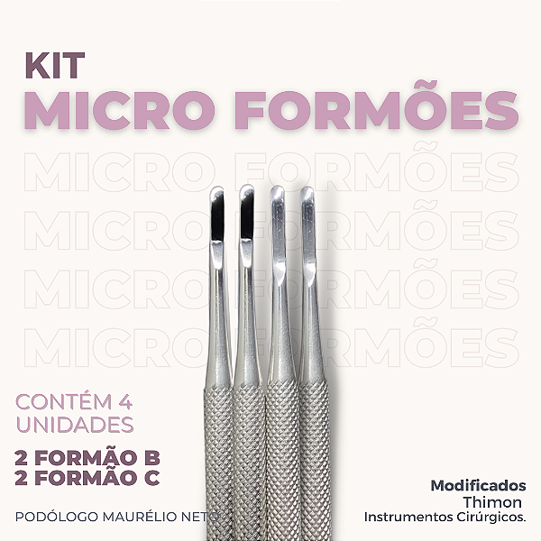 Kit de Formões B e C THIMON 4 Instrumentos