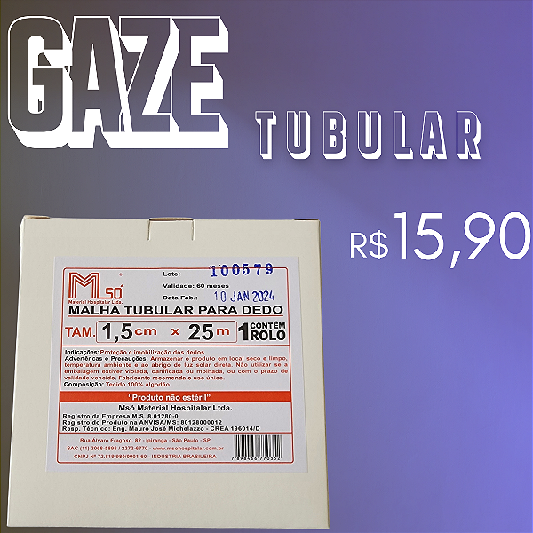 Gaze Tubular MSO - 25M