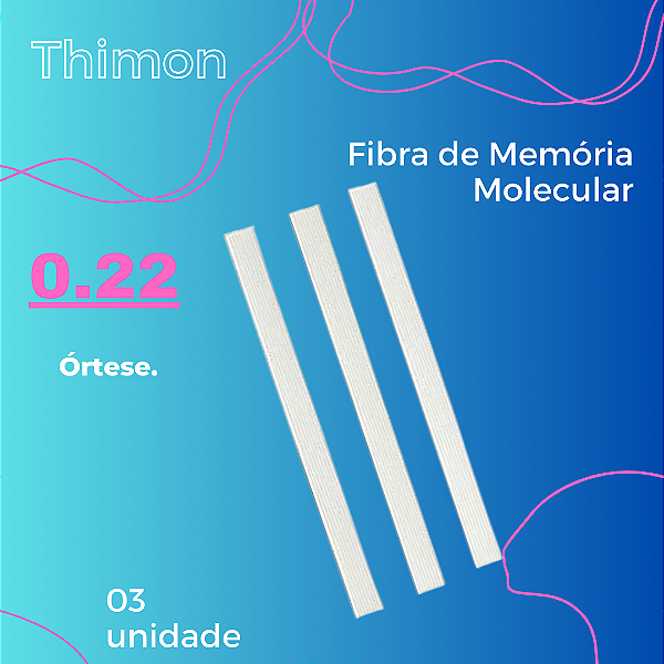 Fibra de Memória Molecular -Thimon Jogo com 03 - 0.22 mm