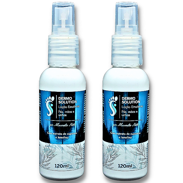Dermo Solution - Loção Emoliente (120ml super oferta) (2) Unidades Lançamento