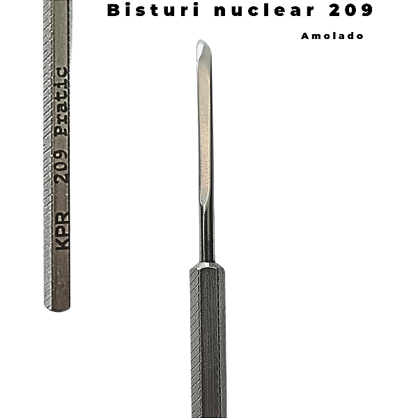 BISTURI NUCLEAR ESTREITO 209 PRATIC (KPR) AMOLADO