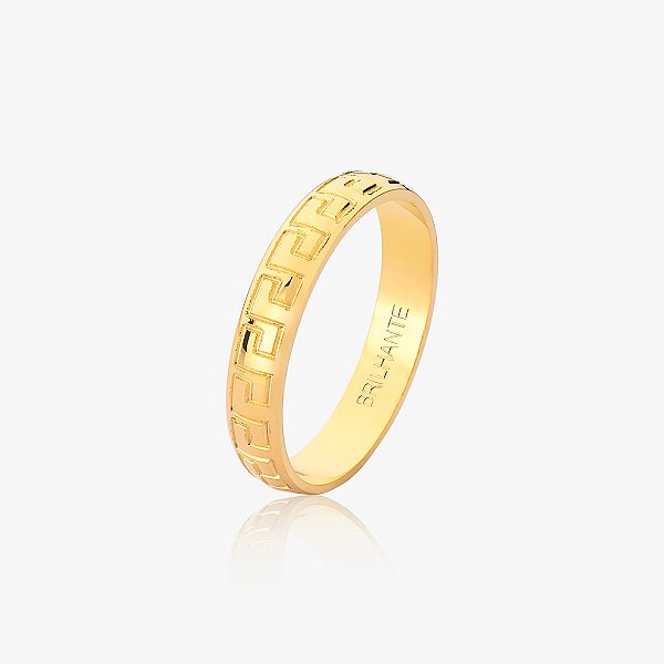 Aliança de ouro 18k 750 garantia eterna do ouro