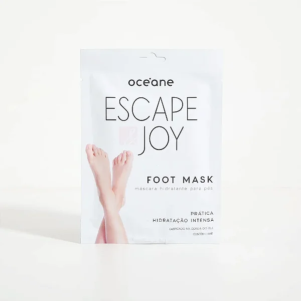 Máscara Hidratante Para Pés Com Óleo De Coco - Foot Mask 1 Par