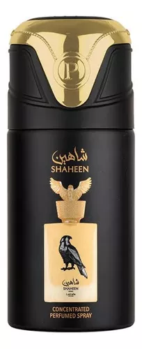 Spray Corporal Concentrado Lattafa Shaheen Gold - Perfume Masculino - 250ml