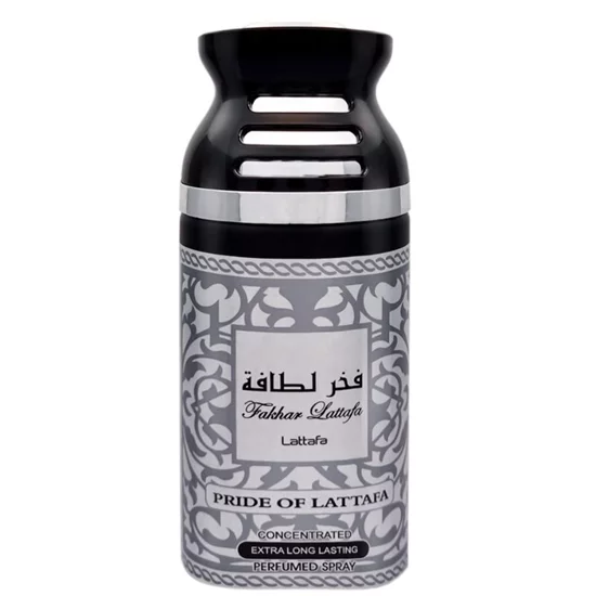 Spray Corporal Concentrado Lattafa Fakhar Black - Perfume Masculino - 250ml