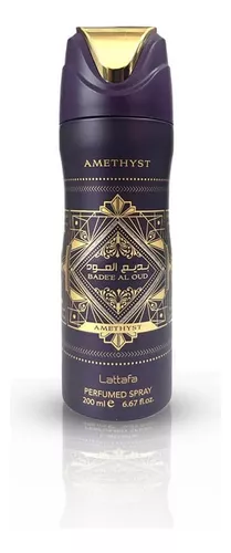 Spray Corporal Concentrado Lattafa Bade'e Al Oud Amethyst - Perfume Feminino 200ml