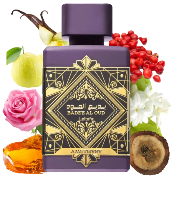 Bade'e Al Oud Amethyst Lattafa- Eau de Parfum-  Perfume Unissex 100ml