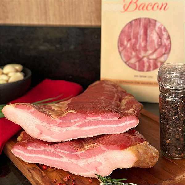 BACON DEFUMADO EM PEDAÇO - SEM PELE 150G PREMIUM