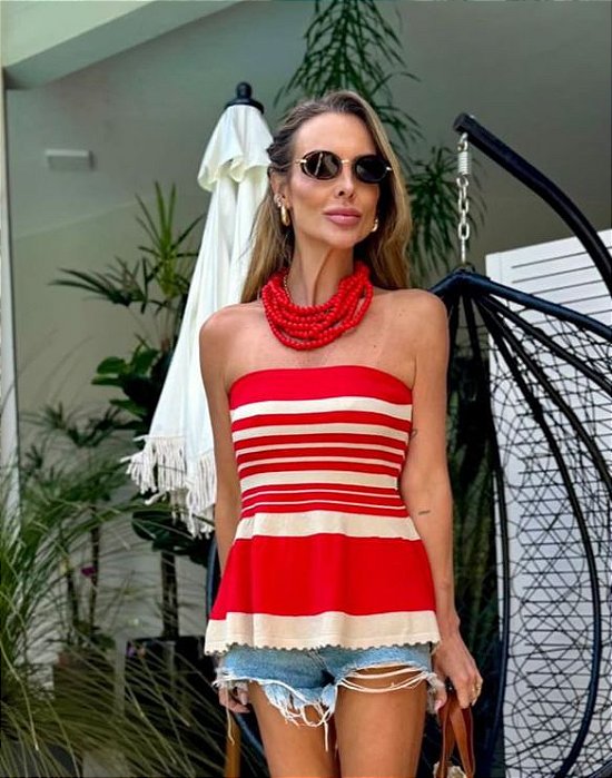 Blusa Tomara Que Caia Luiza