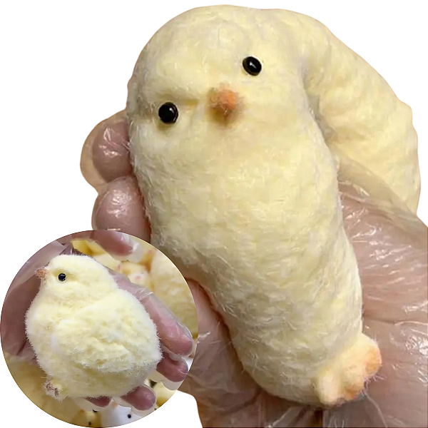 Pintinho Taba Squishy Mole Brinquedo Fidget Frango Antistres Envio Imediato