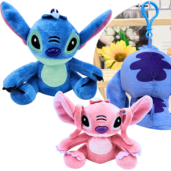 Chaveiro Pingente Pelúcia Stitch 12cm Lançamento Fofinho Envio Imediato