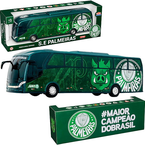 Brinquedo Ônibus Palmeiras Usual Verdão Licenciado Oficial