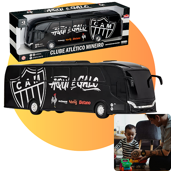 Brinquedo Replica Ônibus Atlético Mineiro ENVIO IMEDIATO