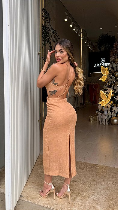 Vestido Midi Argolas