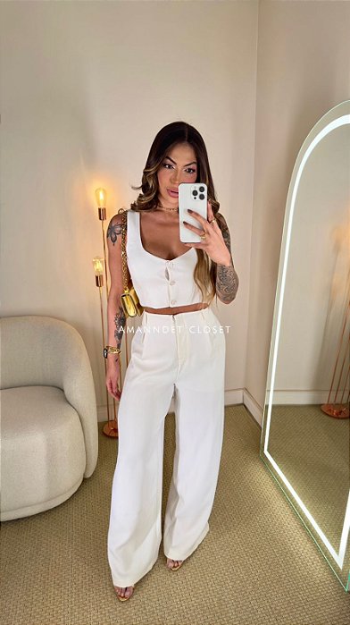 Conjunto Pantalona Colete