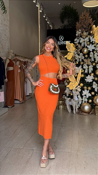 Vestido Tricot Midi “ A “ !