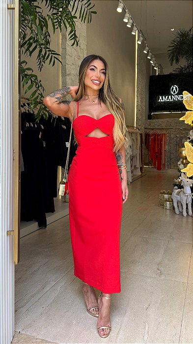 Vestido Midi Nina Coleção Festas !