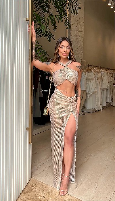 Vestido + Calcinha Mykonos “ Z “