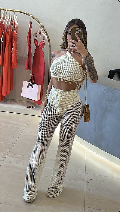 Conj. Calça Tela Beach “ Z “ !