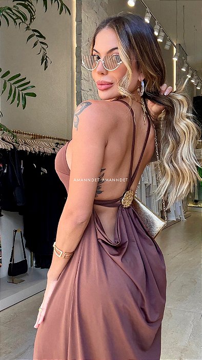 Vestido Decote Costas 5 Estrelas !