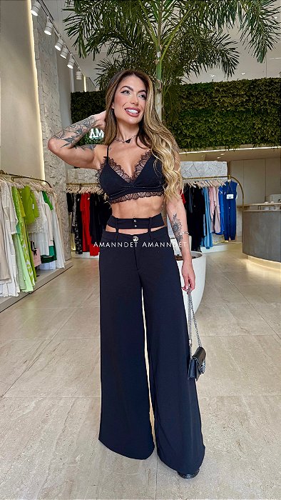 Conj. Top Renda/Pantalona “Z” !