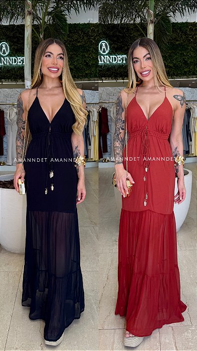 Vest. Longo Boho Chic Open !