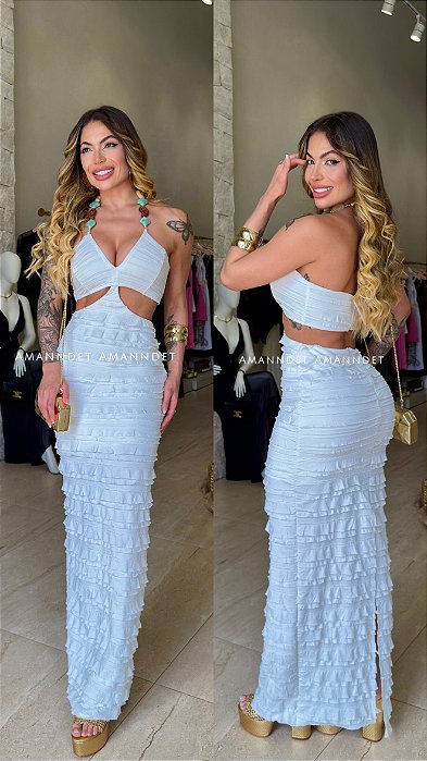 Vestido Longo/Abertura Laterais 5 Estrelas !