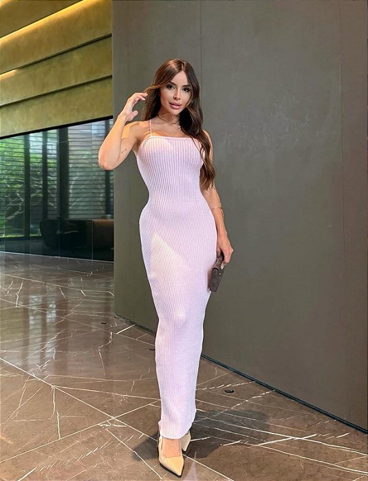 Vest. Letícia Tricot Cruzado Longuete !