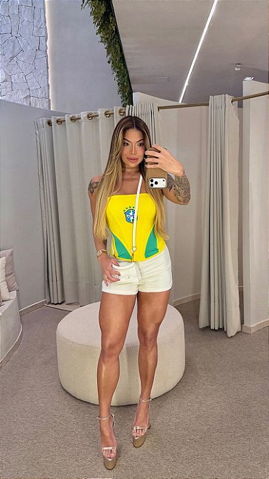 Conj. Brasil Corset/Short !
