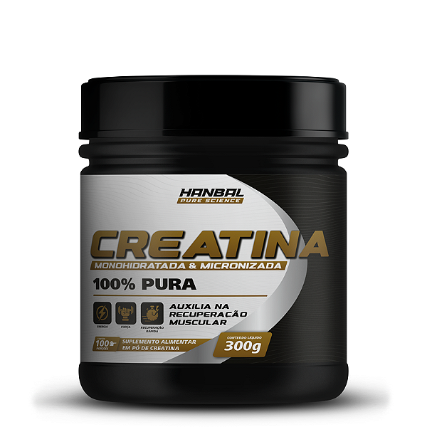 Creatina Micronizada e Monohidratada 300g - Hanbal