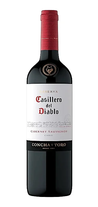 Vinho Tinto Chileno Casillero Del Diablo Cabernet Sauvignon 750ml