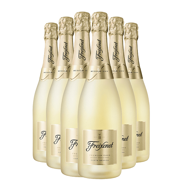 Espumante Freixenet Carta Nevada Demi-sec 750ml 6 garrafas
